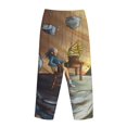 thumbnail image 5 of Band Music Gorillaz Women's Pajama Pants Lounge Daily Novelty Cozy Sleep Bottoms Pants Sleepwear With Pockets, 5 of 8