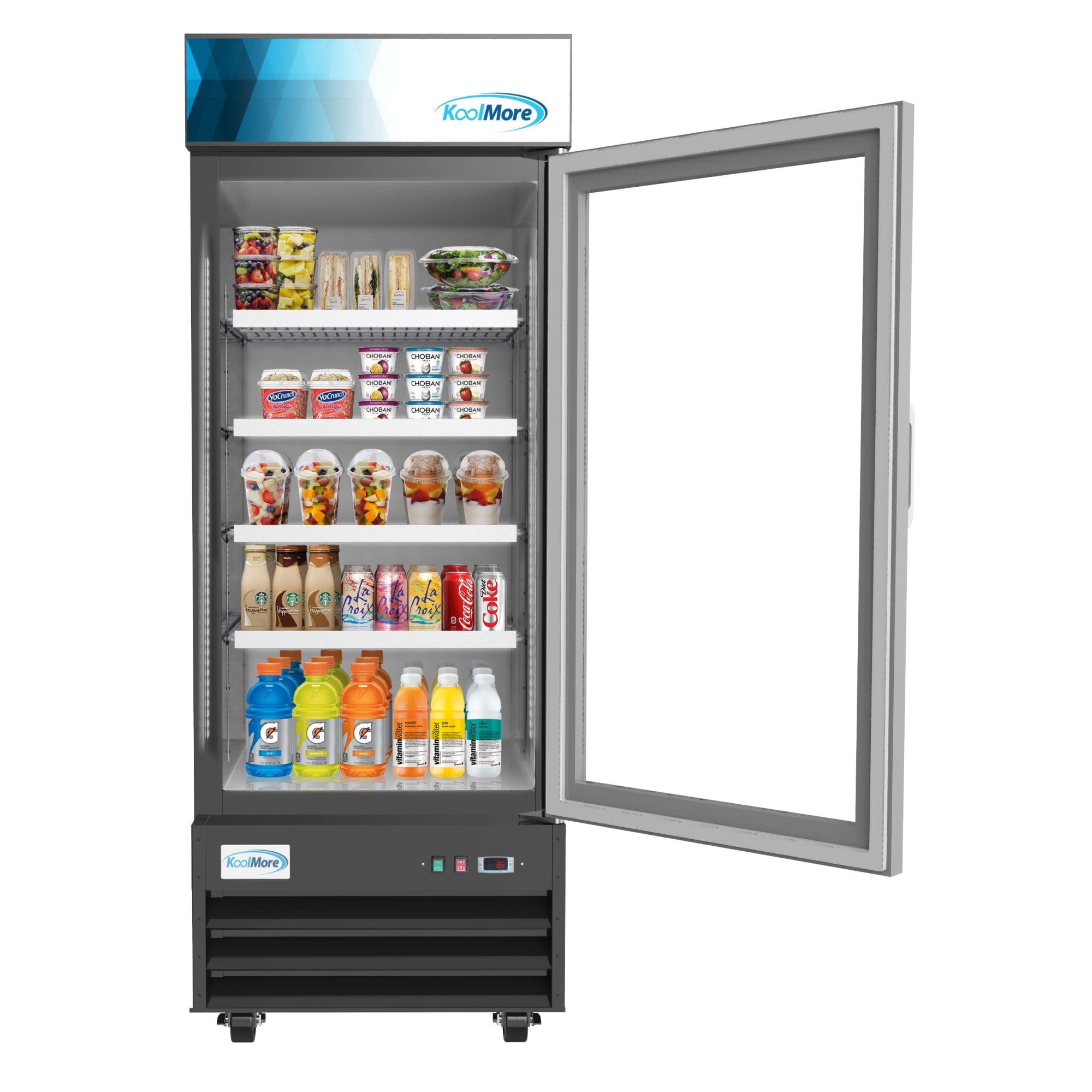 28 in. One-Door Merchandiser Refrigerator - 23 Cu Ft. MDR-1GD-23C