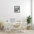 thumbnail image 3 of Winter Snowscape Woodland Trees Black Floating Frame Canvas Art, 17 x 21, 3 of 8
