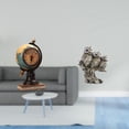 thumbnail image 2 of Figura de búho, reloj de mesa coleccionable, adorno artístico para estantería, oficina, chimenea, dormitorio, armario, sala de estar, 2 of 8