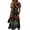 Dark Gray, variant on Women's Halloween Dresses Spider Webeb Bat Short Sleeve Funny Midi Dresses Pumpkin Castle V Neck Spooky Dresses, 2XL