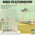 thumbnail image 5 of kathson Bird Playground,Parrot Play Stand,Parakeet Play Gym with Feeding Cups,Cockatiel Perchs Playstand with Exercise Toys for Budgie Conures Cockatoos Lovebirds Playpen, 5 of 8