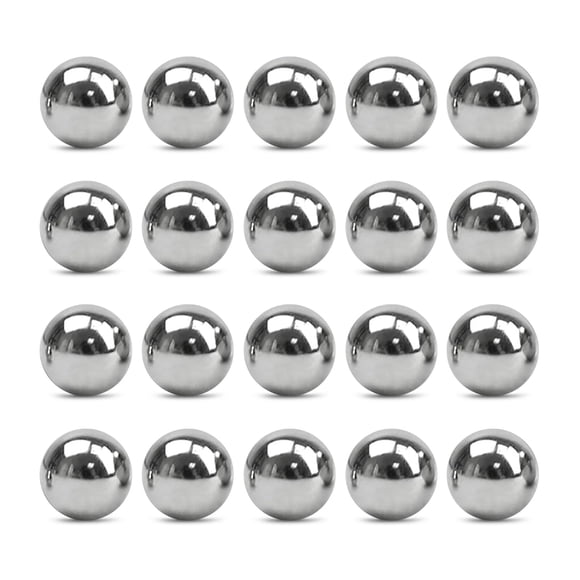 Bolas de rodamiento DEEPDREAM de acero macizo G25 de 15 mm, 20 unidades