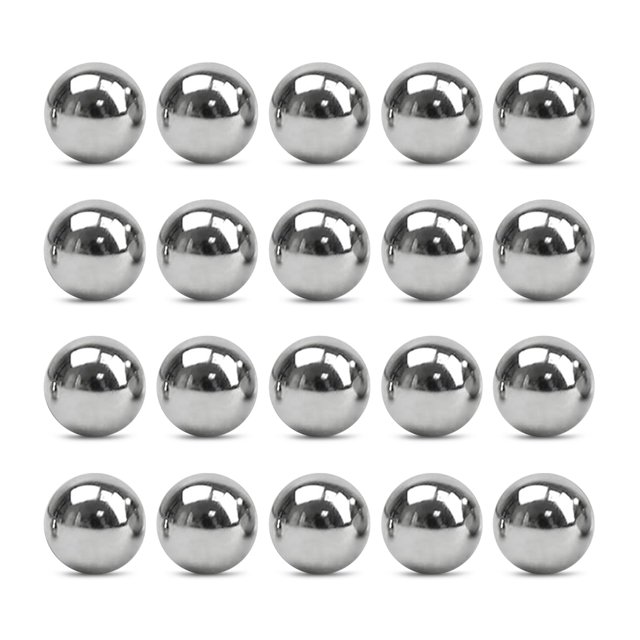 Bolas de rodamiento DEEPDREAM de acero macizo G25 de 15 mm, 20 unidades