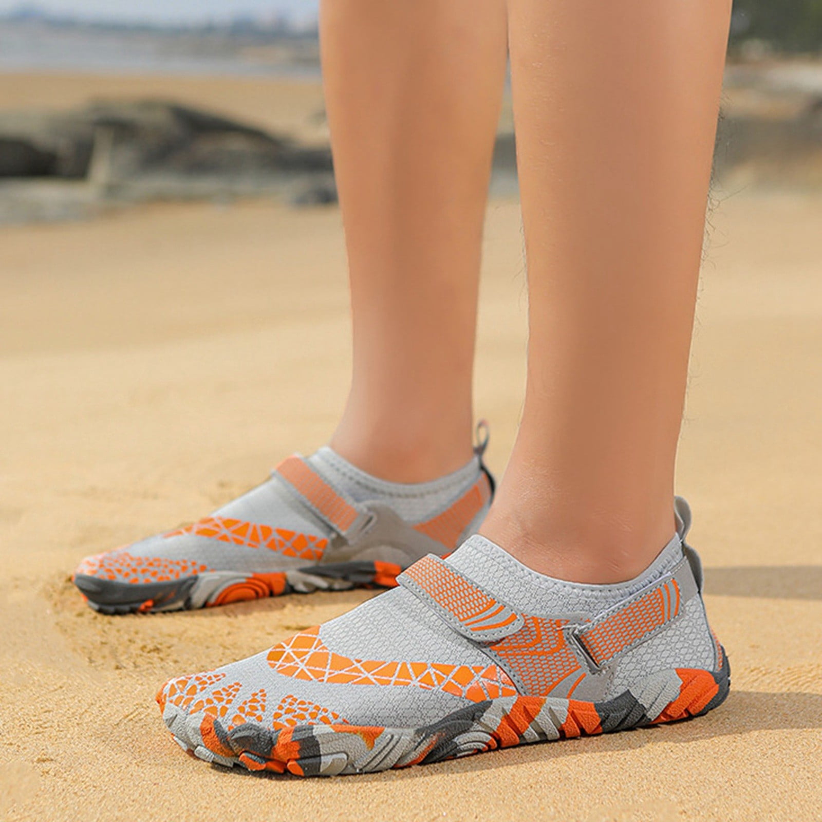 CHENge Barefoot Shoes for Women Men, Comfort Breathable Non- Athletic Footwear, Wide Toe Water Shoes for Hiking, Non- Neuropathy Shoes for Unisex