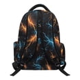 thumbnail image 2 of FKELYI 17 Inch School Backpack for Kids Schoolbag Dinosaur Lightning Print Primary School Daypack with Multi-Pockets Lightweight Rucksack Bookbag for Elementary Student, 2 of 7