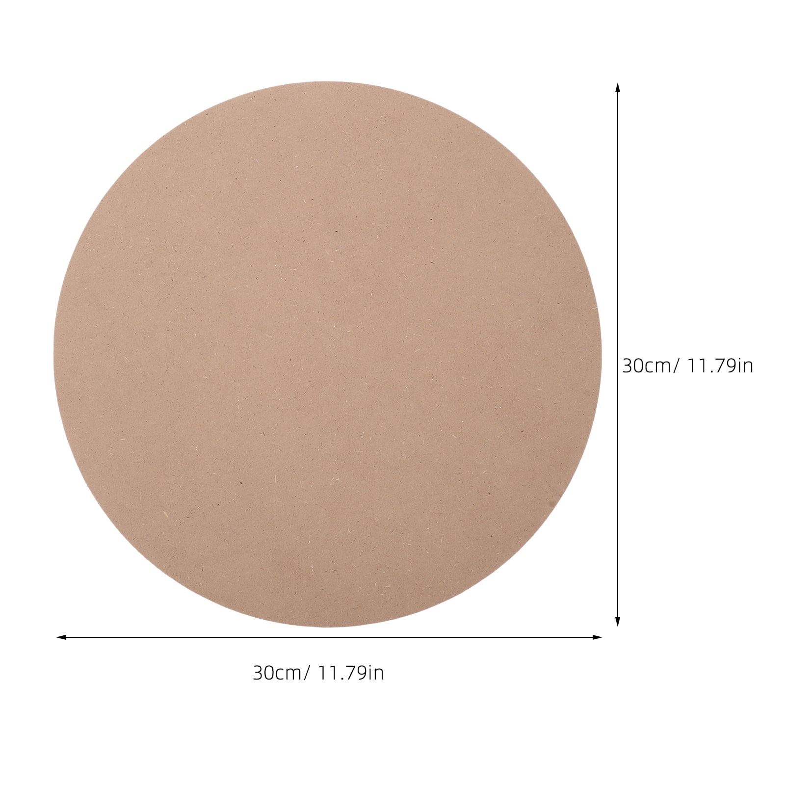 DEEPCRAFF 3-Piece Brown Wood Drawing Plates Set for Pottery Tools, Easy-to-Use Ceramic Clay Molds for Crafting and Sculpting