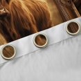 thumbnail image 4 of Feelyou Highland Cow Blackout Curtains Set of 2 (52x84 Each), Animal Window Curtains, 4 of 6