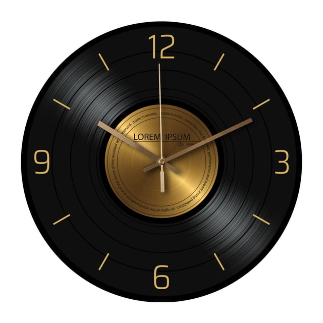 Bearachild Reloj de pared atemporal, silencioso, grande, para sala de estar, estilo único, ABS, para sala de estar Electrodomésticos dos
