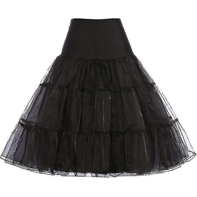 Falda enagua de los años 50, vestido Rockabilly, enaguas de tutú de crinolina para mujer