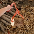 thumbnail image 4 of GAXIRE Log Lift Tongs Heavy Duty Grabber Orange 1Pack, 4 of 8