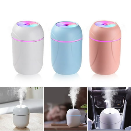 

220ml USB Air Humidifier with 2 Mode Mist LED Night Light Humidifier Fogger with Timing Function Green Style I