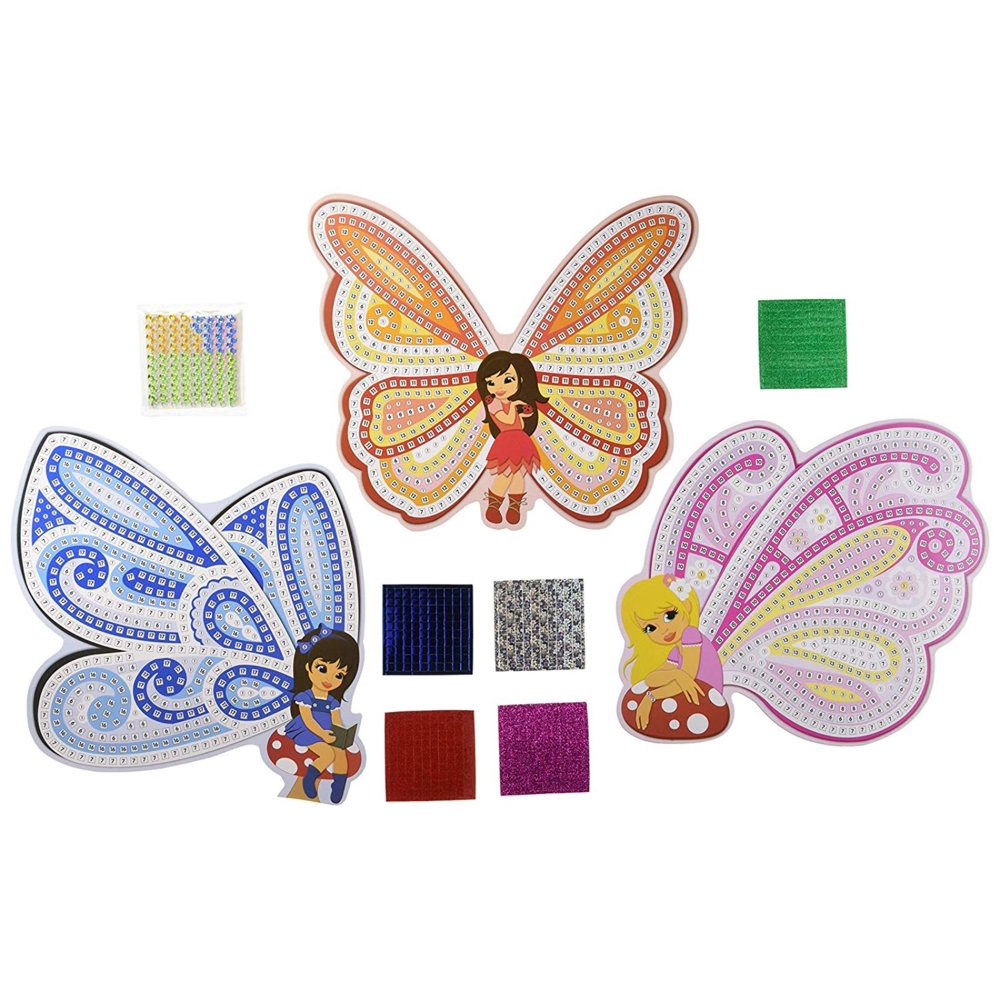 Sticky Mosaics KitFairies, Everything is included to help make
