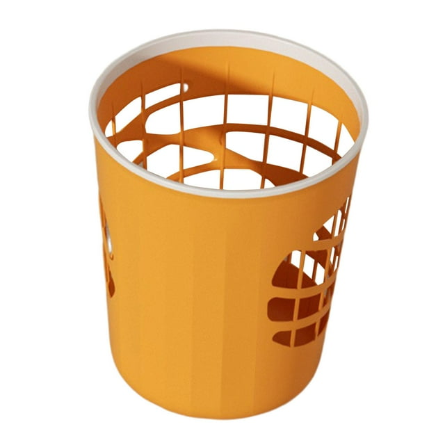 Botes de basura, botes de basura, botes de basura para interiores, botes de basura para dormitorios de oficina naranja