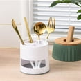 thumbnail image 2 of Cutlery Holder Drainer Multifunctional Utensil Holder ABS Cutlery Drain Storage Box Kitchen Spoon For Kitchen Fork Kitchen Dish Drying Rack Color 02, 2 of 5