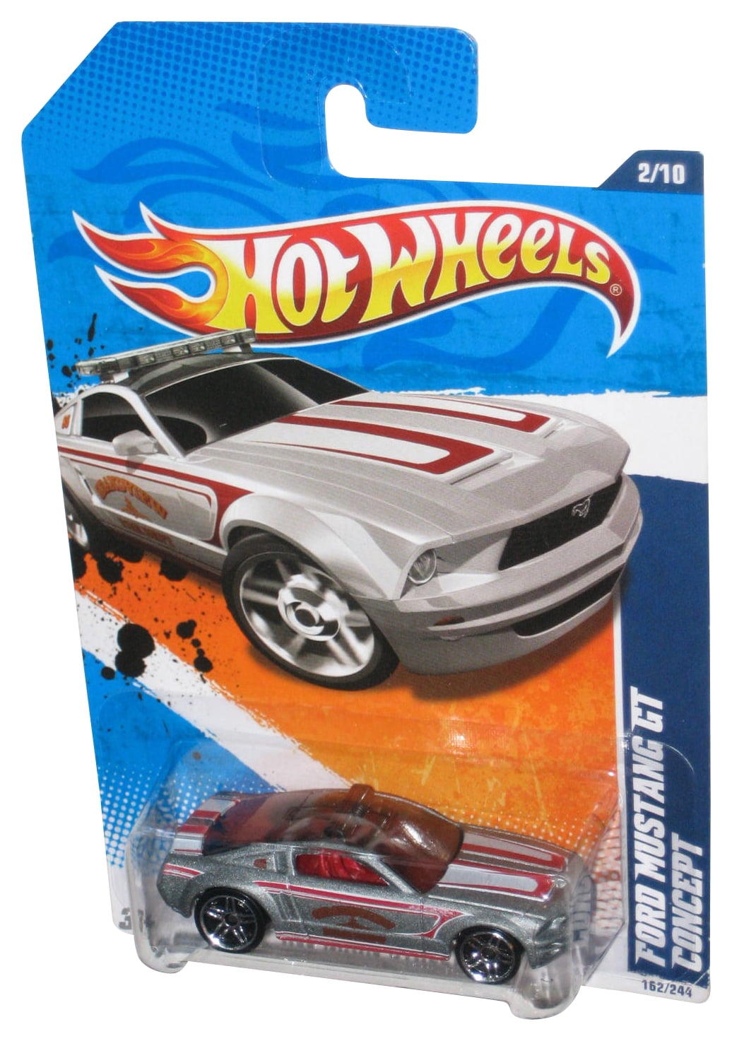 Hot Wheels HW Main Street (2010) Red Ford Mustang GT Concept Toy