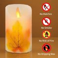 thumbnail image 3 of Goldprice Flameless Candles Light, Battery Candles Warm White Flameless Pillar Candles Moving Wick Flameless Candles Flickering Led Candles with Remote Control Timer Decorative Candles, 3 of 10
