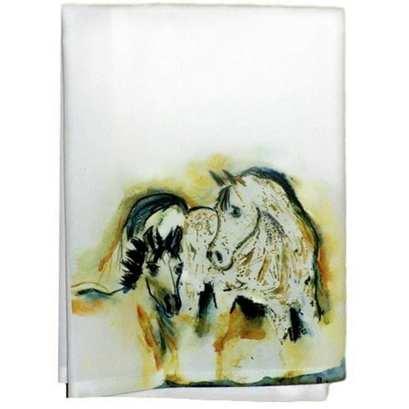Betsy Drake Mare & Colt Guest Towel Set of 2