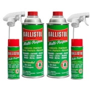 Ballistol 2x 16oz and 2x 6oz Oil Lubricant Cleaner Protectant for Metal, Wood, Rubber