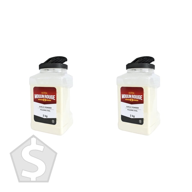 Moulin Poudre d'Ail Rouge, 2 kg - Lot de 2