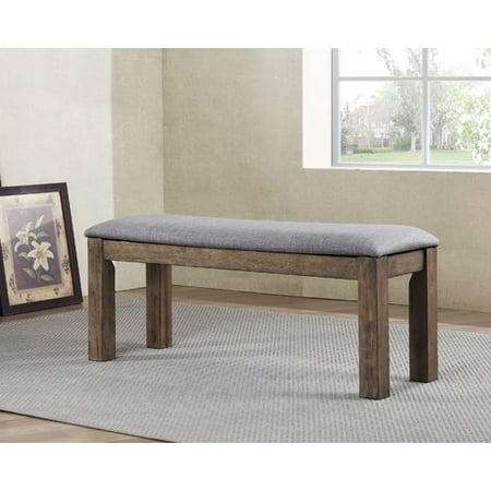 Roundhill Furniture Costa Bella Solid Wood Dining Bench Walmart