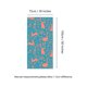 thumbnail image 3 of Toallas de baño de microfibra de verano Poncho de surf de secado rápido Patrón animal para viajes Wdftyju Para Estrenar, 3 of 3