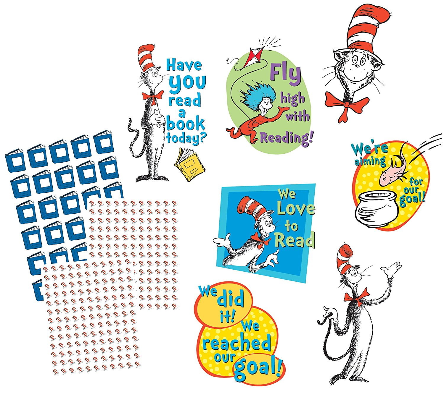 Dr Seuss S Cat In The Hat Large Characters Bulletin Board Set 4 Panels 17 X 24 Each 4 Panels Of Large Dr Seuss Characters From The Cat In The Hat By Eureka Dr Seuss S Cat In The Hat Large Characters Bulletin Board Set 4 Panels 17 X 24 Each 4 Panels Of Large Dr Seuss Characters From The Cat In The Hat By Eureka