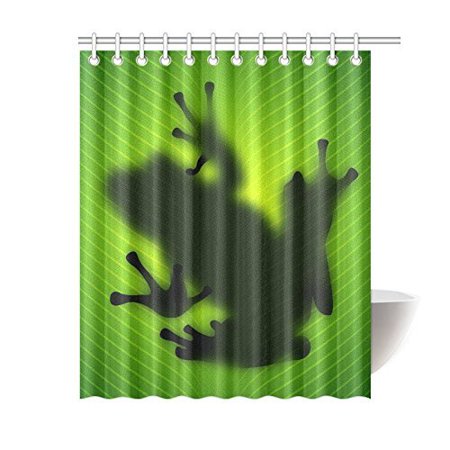 Cynlon Frog Bathroom Bathroom Decor Bath Shower Curtain 60x72 Inch