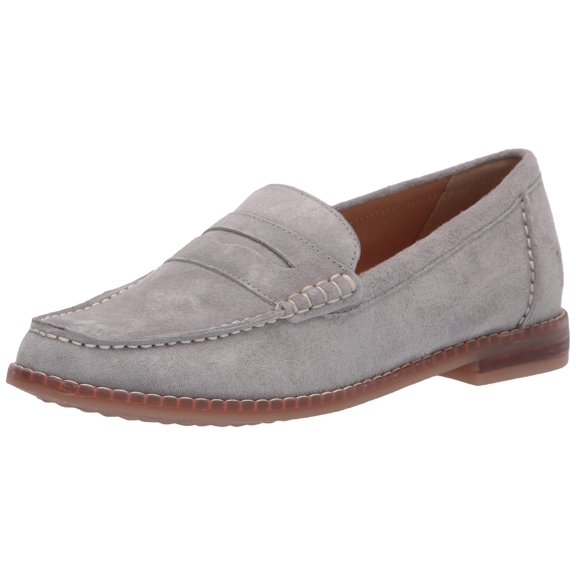Hush Puppies Women's Wren Loafer, Frost Grey, 9.5 Wide