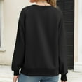 thumbnail image 5 of ZyeKqe Sweatshirts for Women Long Sleeve Tops Casual V Neck Pullover Top Loose Fitted Solid Comfy Plain Fall Outfits, 5 of 5
