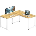 thumbnail image 2 of Commercial-Grade Office Computer Desk  x cm  Silver w/Espresso Top, 2 of 6