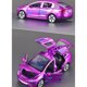 thumbnail image 2 of Speravity Modelo 1:32, modelos de coches de aleación, coches de juguete, Mini colección, decoración de oficina con luz de sonido para niños, regalos Automoción decorativa y accesorios Púrpura Speravity VI022285-03B, 2 of 6