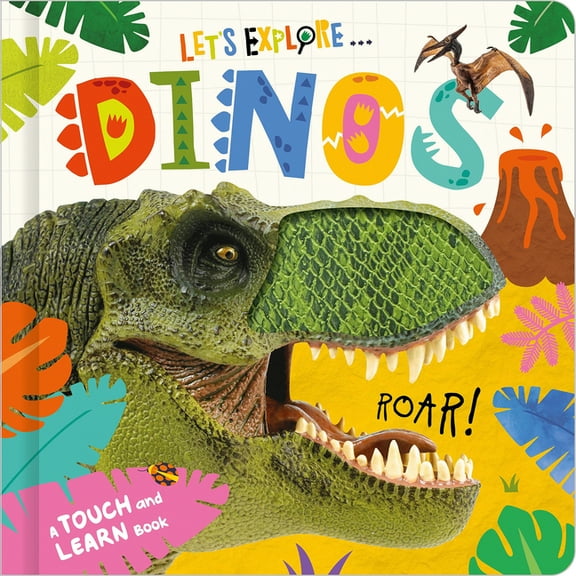 Let's Explore: Dinos, (Board Book)