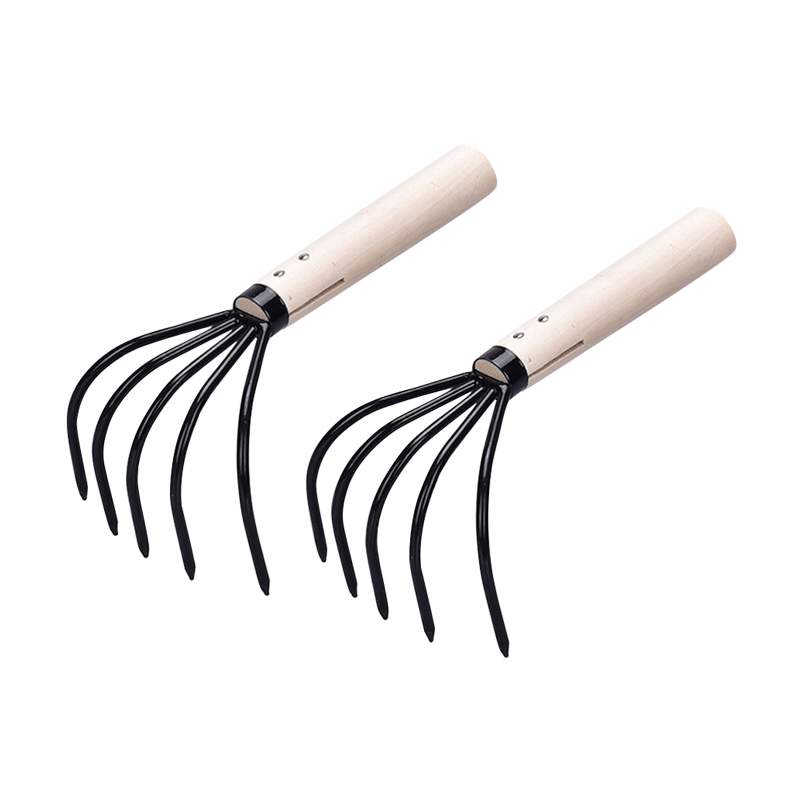 Garden & Outdoors MAYOKIAAR 2pc Hand Cultivator with 5 Tine Claw Rake
