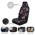 thumbnail image 7 of Uorisanigo Colorful Butterfly Car Seat Covers for Women Waterproof Car Seat Cover for Front Seat Set of 2 Easy Installation Protection Interior Accessories Universal Fit Most Cars, 7 of 7