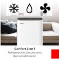thumbnail image 4 of Aire Acondicionado Portátil Toshiba Deshumidificador Inteligente con Wi-Fi y Pantalla Led 3 en 1 6000 BTU Reacondicionado, 4 of 12