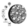thumbnail image 5 of Spare Tire Cover, halloween skull print Wheel Cover Tire Covers for Trailers Car Truck Camper Universal Tire Covering Fits Diameter 14 inch, 5 of 7