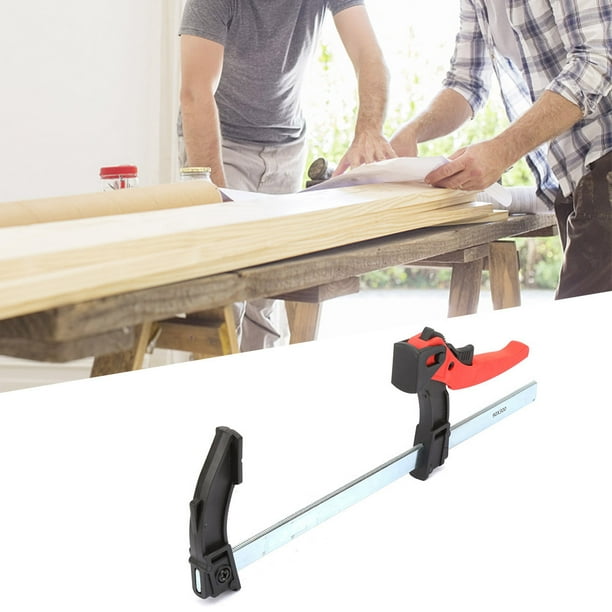 Abrazaderas DIY, Barra De Clip Rápida Para Carpintería, Abrazadera F, Agarre De Liberación Rápida De Trinquete, Herramienta De Madera Para Apretar, 90x300mm