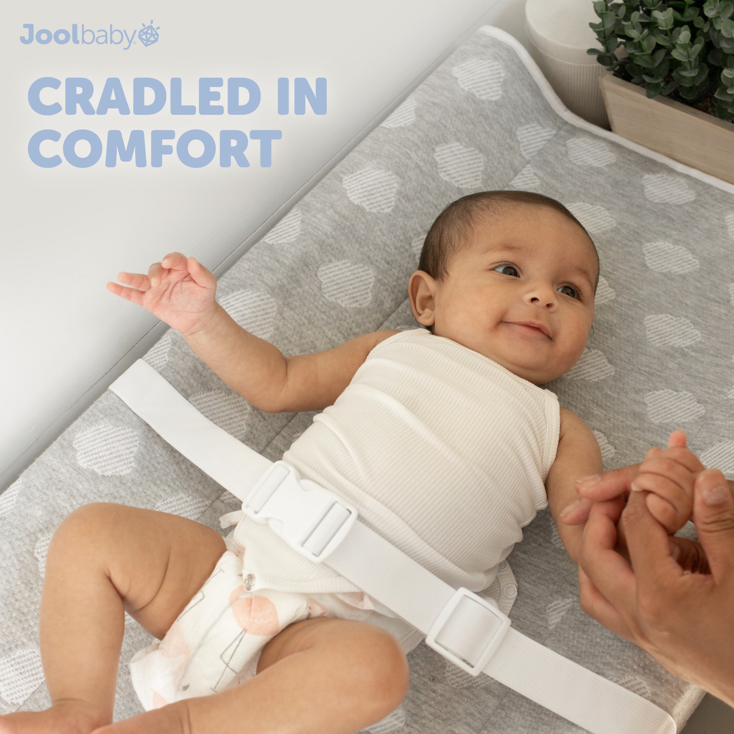 Jool Baby Changing Pad with Washable Cover, Gray photo 7