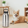 thumbnail image 3 of Insulated Stainless Steel Dog Water Bottle With Detachable Bowls Portable Pet Travel Hydration For Walking Camping Outdoor Adventures, 3 of 4