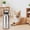 C, variant on 2-in-1 Insulated Stainless Steel Dog Water Bottle with Bowl, 10.5x26.2cm Portable Pet Travel Hydration Station, Leak-Proof Drinking Flask for Walking Hiking Camping, Fits Cup Holders