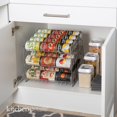 thumbnail image 2 of Kitchen Details, Chrome 3 Tier Can Storage Rack, Pantry Organization, Maxamize Cabinet Space, 2 of 4