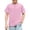 Pink, variant on uikmnh Tops for Boys Summer Casual Crewneck Short Sleeve T-Shirts Fashion Basic Tees for Kids and Youth Comfortable Daily Wear Size:9-10 Years