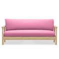 thumbnail image 2 of MoNiBloom Solid Futon Cover Slipcover Fit 6"- 8" Futon Mattresses Baby Pink, Full Size 54x75 Inch, 2 of 11
