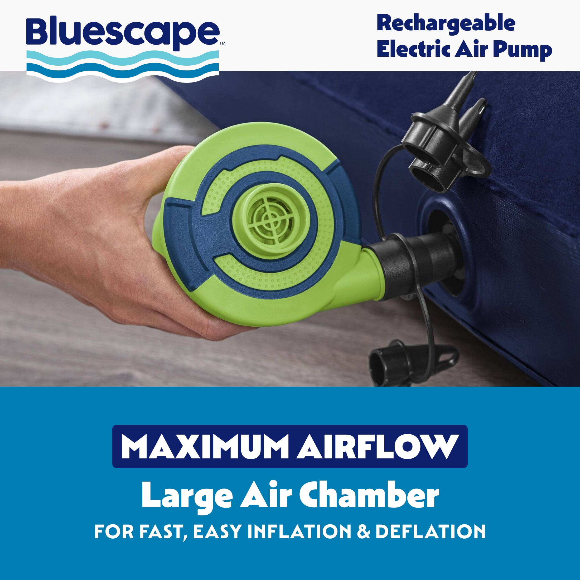 Bluescape Rechargeable 4.8V Cordless Electric Air Pump
