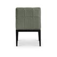 thumbnail image 4 of Meridian Furniture Adrian Green Vegan Leather Dining Arm Chair, Set of 2, 4 of 10