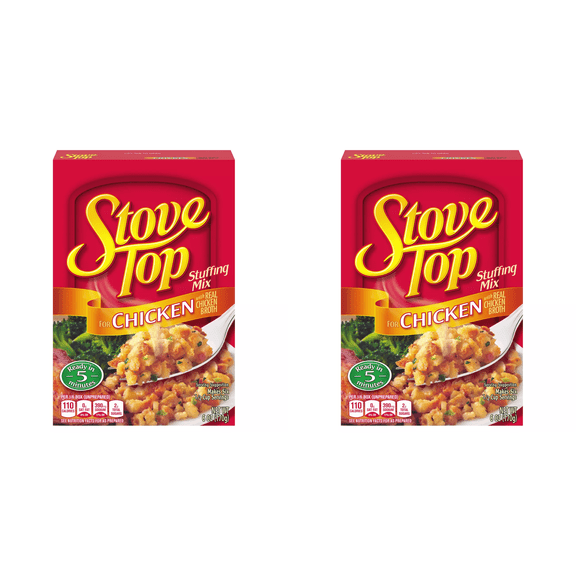 2x Stove Top Chicken Stuffing Cubes Mix, 6 oz
