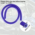 thumbnail image 4 of Unique Bargains Silicone Vacuum Tubing Hose Line Automotive Vacuum Hose Engine Air Intake Blue ID 12mm 3.28ft Length, 4 of 7