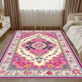 thumbnail image 4 of 1PC Floral Patterned Area Rug Partial Carpet, Lightweight Washable Easy-to-Manage Carpet Mat Festival Gift, Suitable for Living Room, Bedroom, Dining Room, Bathroom, Entryway, Room Accessones, 4 of 10