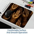 thumbnail image 6 of Praying Hands Printed Gaming Mousepad Desk Mat, Non-Slip Rubber Bottom Mouse Mat 8.3x9.8 Inch - Suitable for Office and Gaming, 6 of 6
